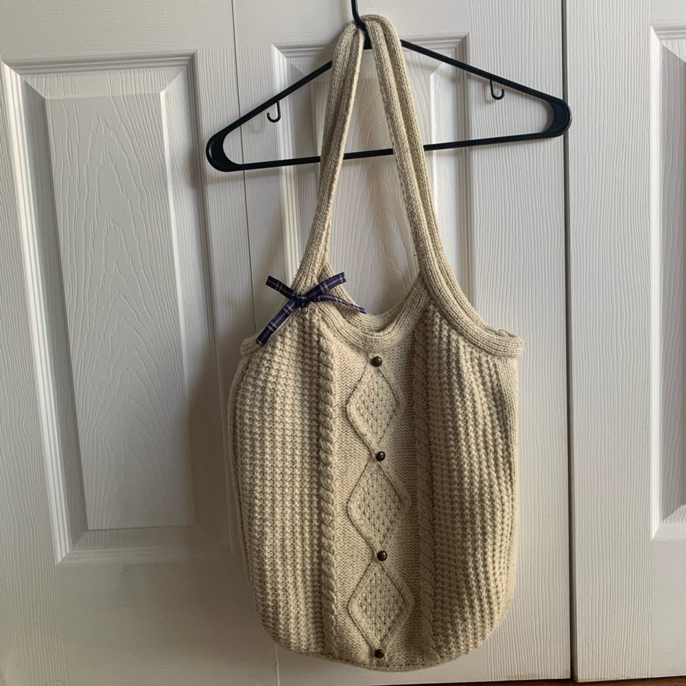 American Eagle Knit Tote Bag